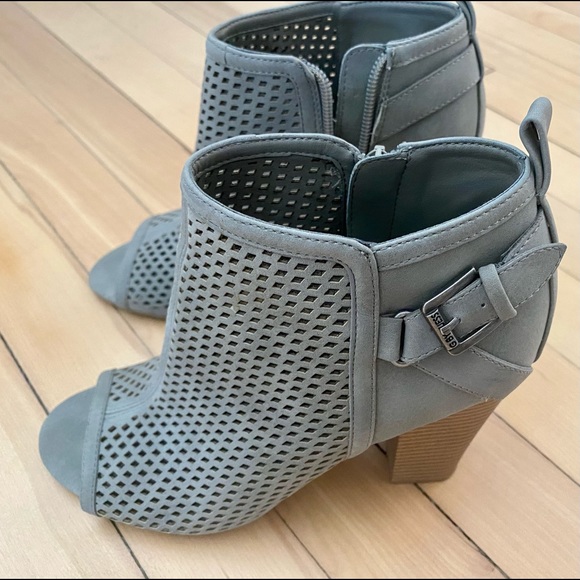 G by Guess Shoes - G by GUESS Jerzy Peep-Toe Block-Heel Booties